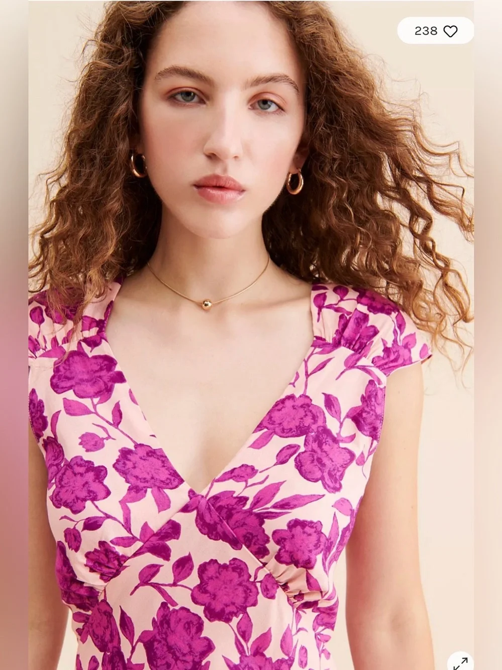 Free People Jen's‎ Pirate Booty Wavecrest Slip Dress Pink Floral Dainty Romantic